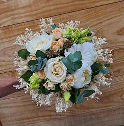 Bouquet de mariée tons champêtre 2