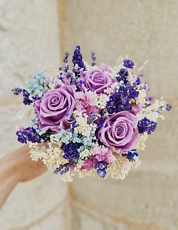 Bouquet de mariée sec et stabilisé thème Bridgerton